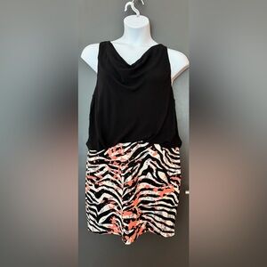 Thalia Sodi Elegant Black Sleeveless Top